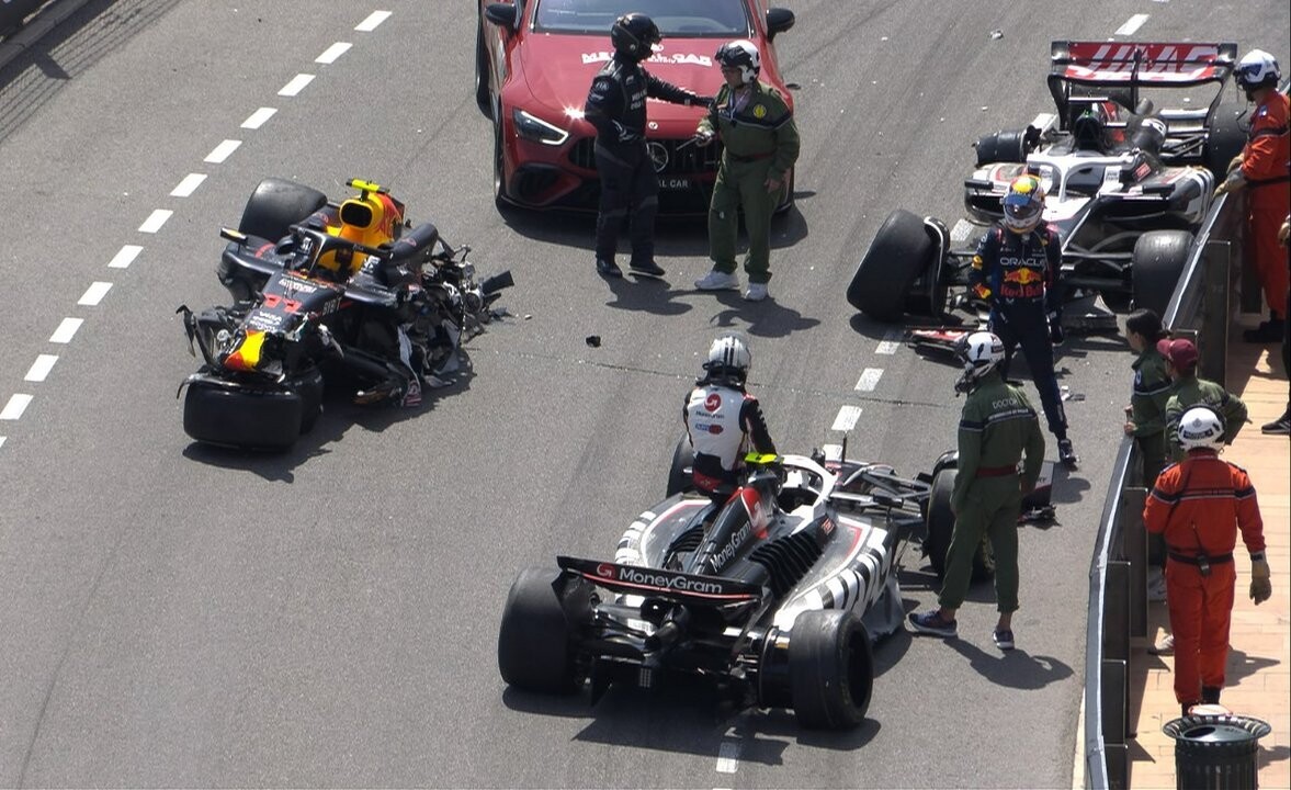 Мексиканский гонщик Формулы-1 Серхио Перес попал в драматическую аварию во время Гран При Монако