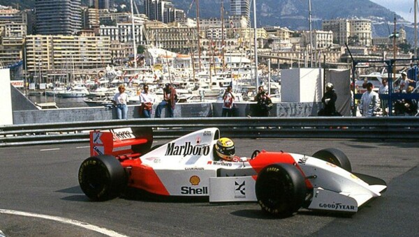 Последняя памятная победа Ayrton Senna в Монако 1993 года